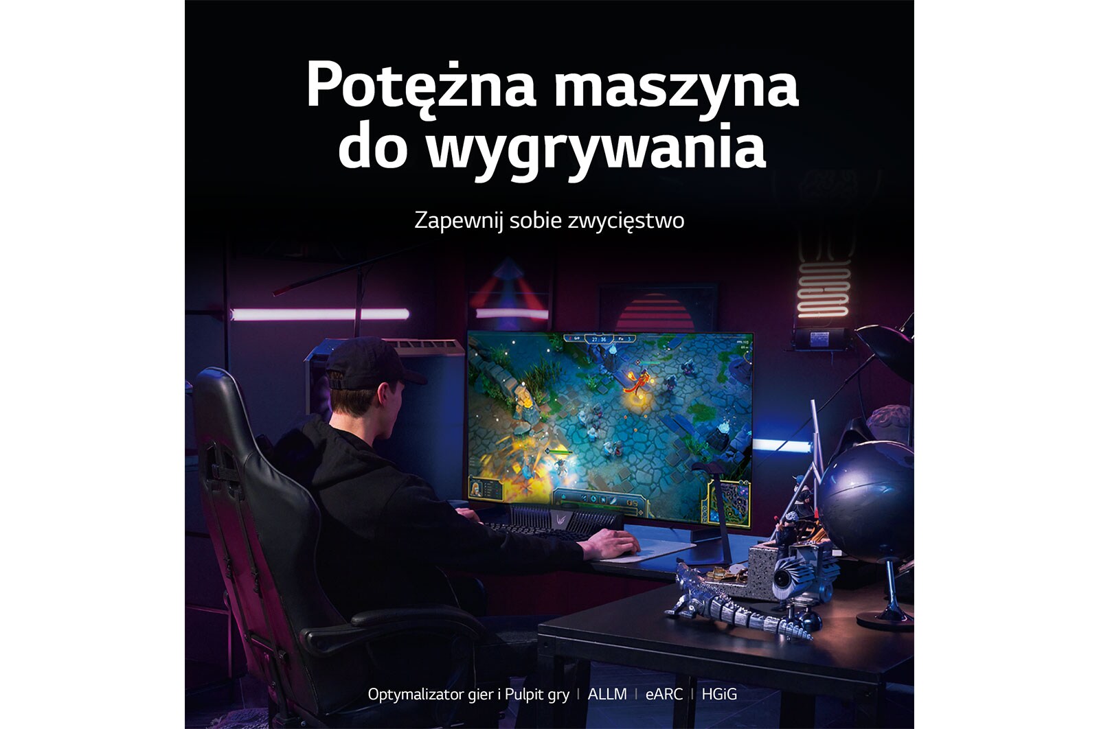 LG Telewizor LG 48” OLED  4K ze sztuczną inteligencją, Cinema HDR, Smart TV, 60Hz, DVB-T2/HEVC, OLED48A2, OLED48A23LA