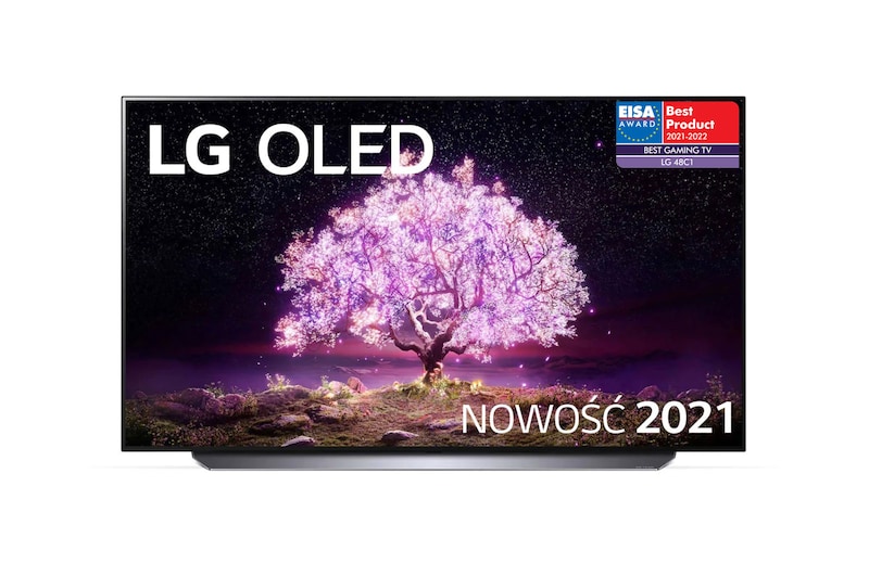 LG Telewizor LG 48” OLED 4K Cinema HDR AI TV ze sztuczną inteligencją, DVB-T2/HEVC, OLED48C1, OLED48C11LB