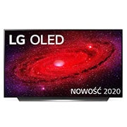 Telewizor LG 48” OLED 4K Cinema HDR AI TV ze sztuczną inteligencją OLED48CX OLED48CX3LB - widok z przodu