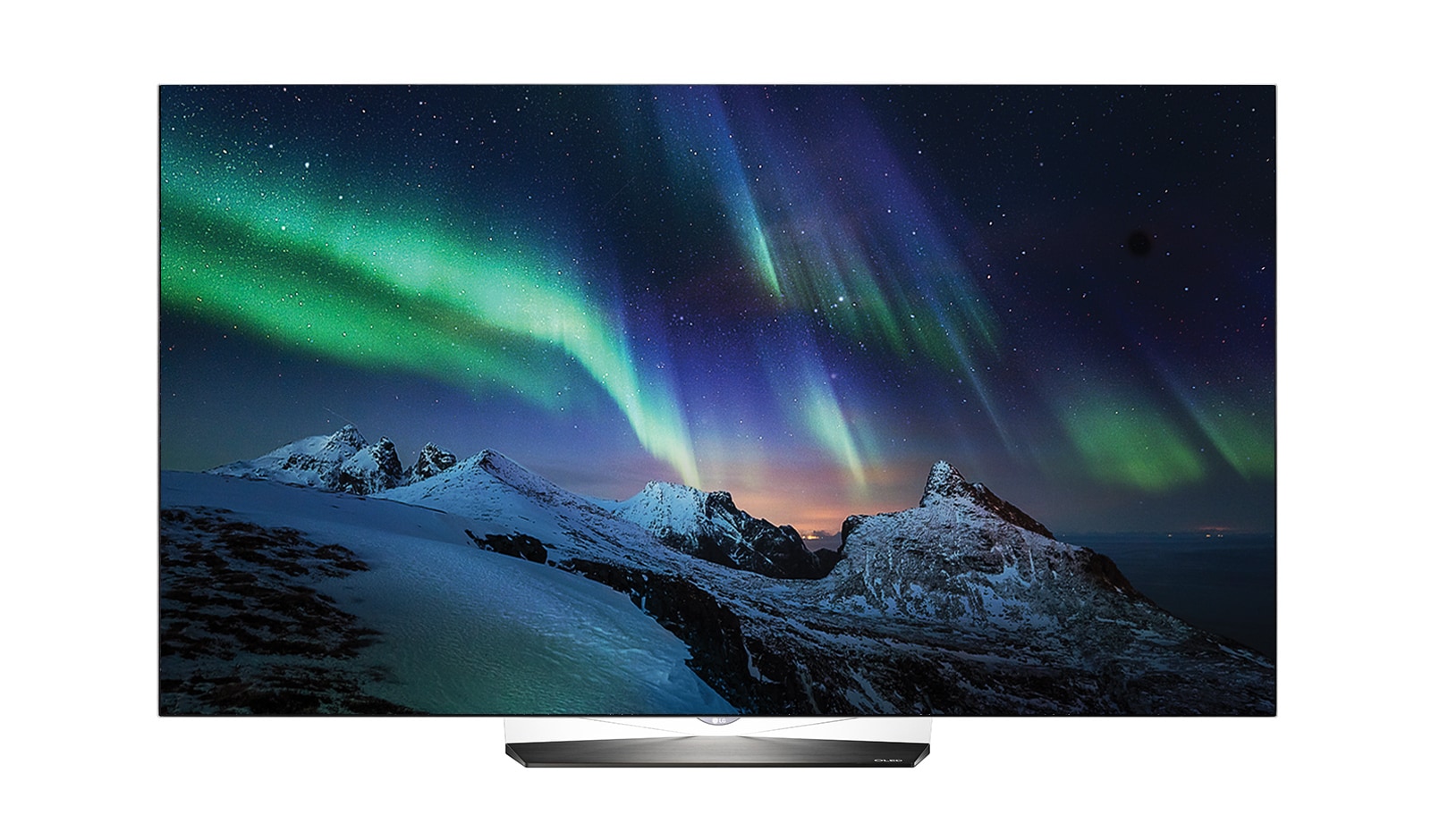 55&#34; TELEWIZOR LG OLED 4K OLED55B6J - widok z przodu