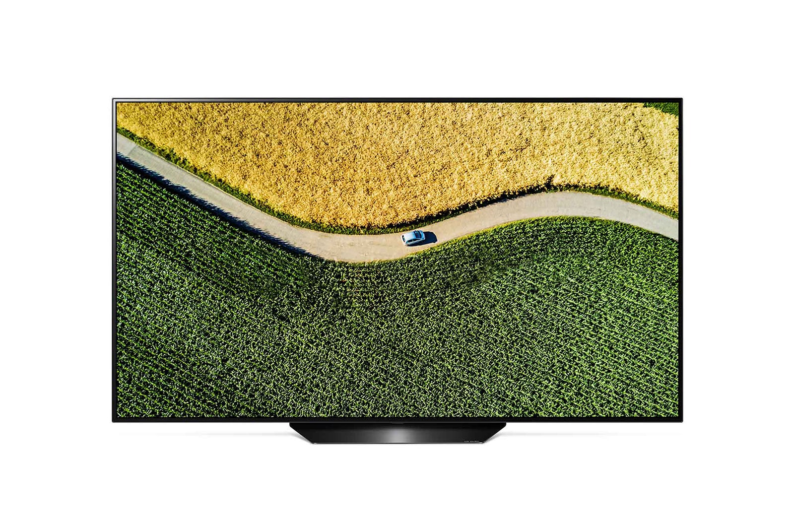Telewizor LG 55” OLED 4K Cinema HDR AI TV ze sztuczną inteligencją OLED55B9S OLED55B9PLA - widok z przodu