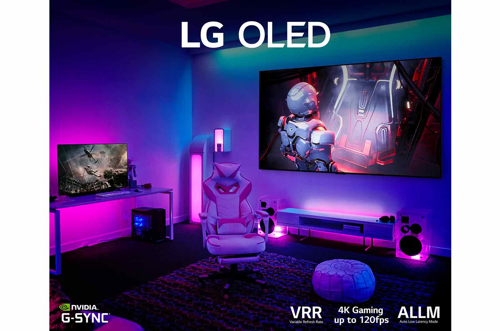LG Telewizor LG 55” OLED 4K Cinema HDR AI TV ze sztuczną inteligencją, DVB-T2/HEVC, OLED55C1, OLED55C11LB