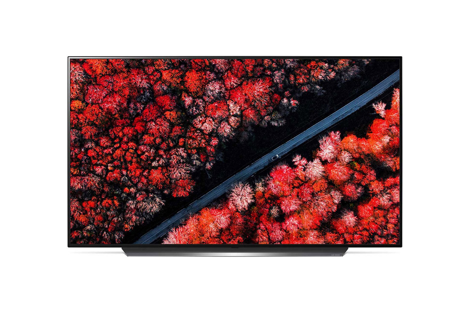 Telewizor LG 55&#34; OLED 4K HDR Procesor II generacji α9 AI TV ze sztuczną inteligencją OLED55C9 OLED55C9PLA - widok z przodu