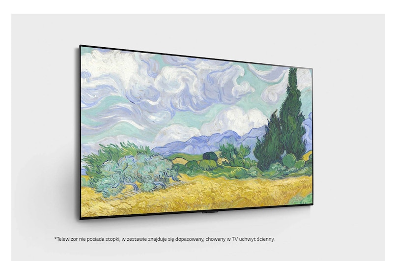 LG Telewizor LG 55” OLED Gallery 4K Cinema HDR AI TV ze sztuczną inteligencją, DVB-T2/HEVC, OLED55G1, OLED55G13LA