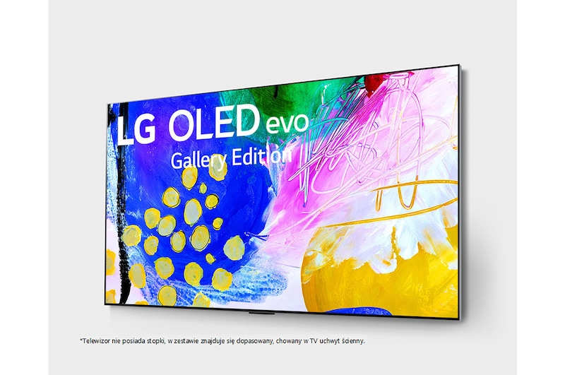 LG Telewizor LG 55” OLED evo Gallery 4K ze sztuczną inteligencją, Cinema HDR, Smart TV, 120Hz, DVB-T2/HEVC, OLED55G2, OLED55G23LA