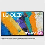 Telewizor LG 55” OLED Gallery 4K Cinema HDR AI TV ze sztuczną inteligencją OLED55GX OLED55GX3LA - widok z przodu