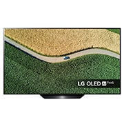 Telewizor LG 65” OLED 4K Cinema HDR AI TV ze sztuczną inteligencją OLED65B9S OLED65B9SLA - widok z przodu