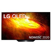 Telewizor LG 65” OLED 4K Cinema HDR AI TV ze sztuczną inteligencją OLED65BX  OLED65BX3LA - widok z przodu