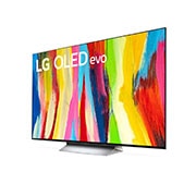LG Telewizor LG 65” OLED evo 4K ze sztuczną inteligencją, Cinema HDR, Smart TV, 120Hz, DVB-T2/HEVC, OLED65C2, OLED65C22LB