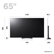 LG Telewizor LG 65” OLED evo 4K Smart TV ze sztuczną inteligencją, 120Hz, OLED65C35, OLED65C35LA