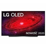 Telewizor LG 65” OLED 4K Cinema HDR AI TV ze sztuczną inteligencją OLED65CX  OLED65CX3LA - widok z przodu