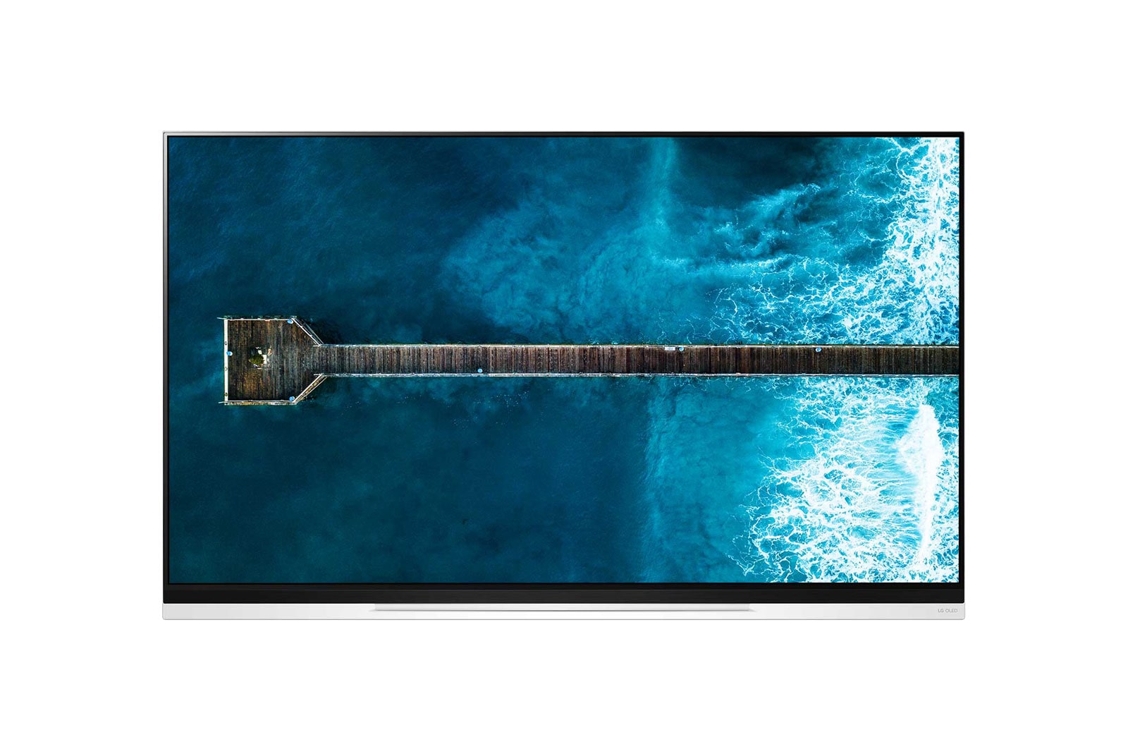 Telewizor LG 65&#34; OLED 4K HDR Procesor II generacji α9 AI TV ze sztuczną inteligencją OLED65E9 OLED65E9PLA - widok z przodu