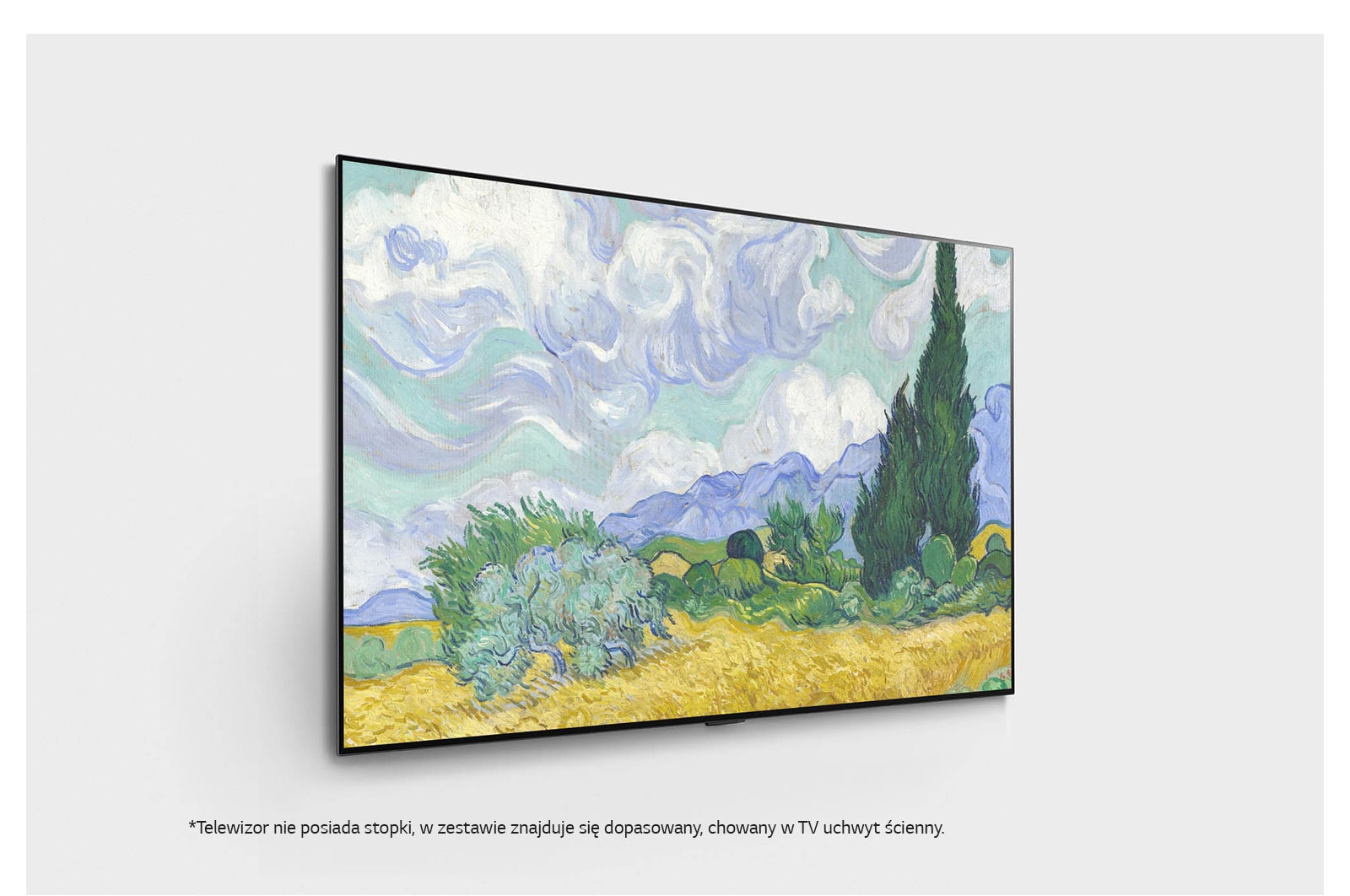 LG Telewizor LG 65” OLED Gallery 4K Cinema HDR AI TV ze sztuczną inteligencją, DVB-T2/HEVC, OLED65G1, OLED65G13LA