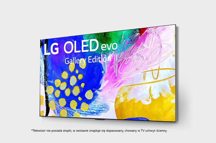 LG Telewizor LG 65” OLED evo Gallery 4K ze sztuczną inteligencją, Cinema HDR, Smart TV, 120Hz, DVB-T2/HEVC, OLED65G2, OLED65G23LA