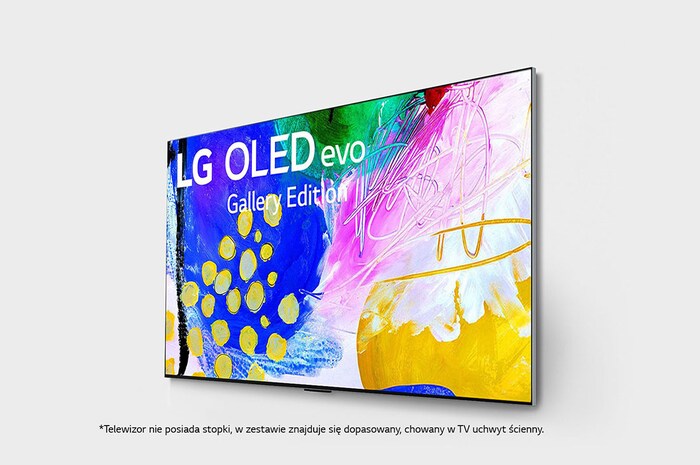 LG Telewizor LG 65” OLED evo Gallery 4K ze sztuczną inteligencją, Cinema HDR, Smart TV, 120Hz, DVB-T2/HEVC, OLED65G2, OLED65G23LA