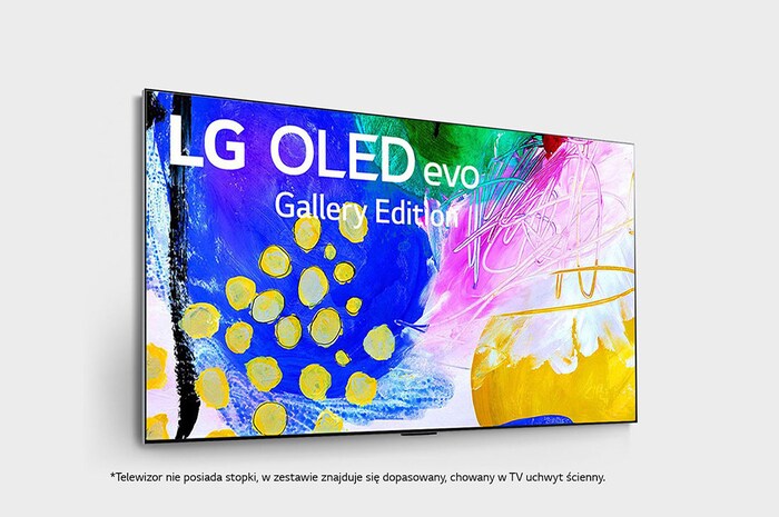 LG Telewizor LG 65” OLED evo Gallery 4K ze sztuczną inteligencją, Cinema HDR, Smart TV, 120Hz, DVB-T2/HEVC, OLED65G2, OLED65G23LA