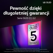 LG Telewizor LG 65” OLED evo Gallery 4K ze sztuczną inteligencją, Cinema HDR, Smart TV, 120Hz, DVB-T2/HEVC, OLED65G2, OLED65G23LA
