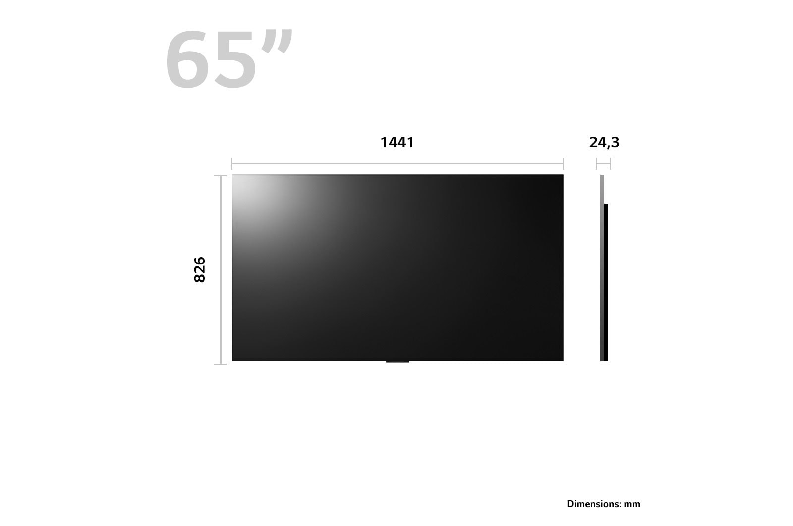 LG Telewizor LG 65” OLED evo 4K Smart TV ze sztuczną inteligencją, 120Hz, OLED65G3, OLED65G33LA