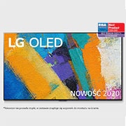  Telewizor LG 65” OLED Gallery 4K Cinema HDR AI TV ze sztuczną inteligencją OLED65GX  OLED65GX3LA - widok z przodu