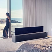 LG Telewizor LG 65” Zwijany OLED 4K ze sztuczną inteligencją, Cinema HDR, Smart TV, 120Hz, DVB-T2/HEVC, OLED65R19LA, OLED65R19LA