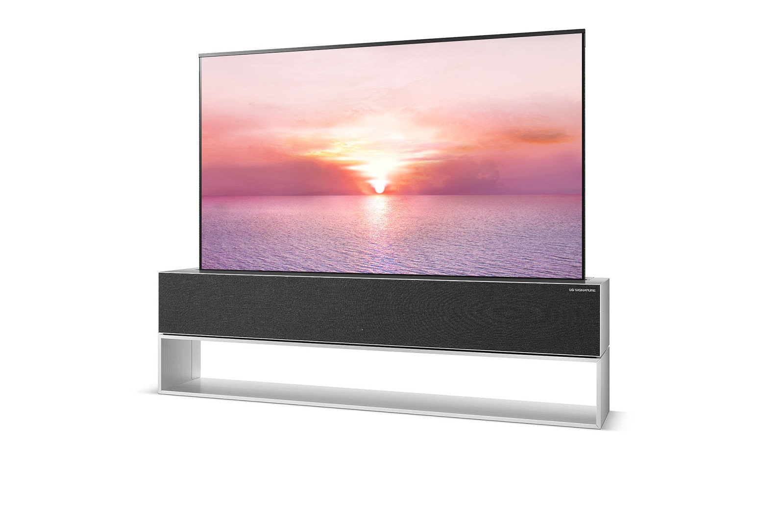 LG Telewizor LG 65” Zwijany OLED 4K ze sztuczną inteligencją, Cinema HDR, Smart TV, 120Hz, DVB-T2/HEVC, OLED65R19LA, OLED65R19LA