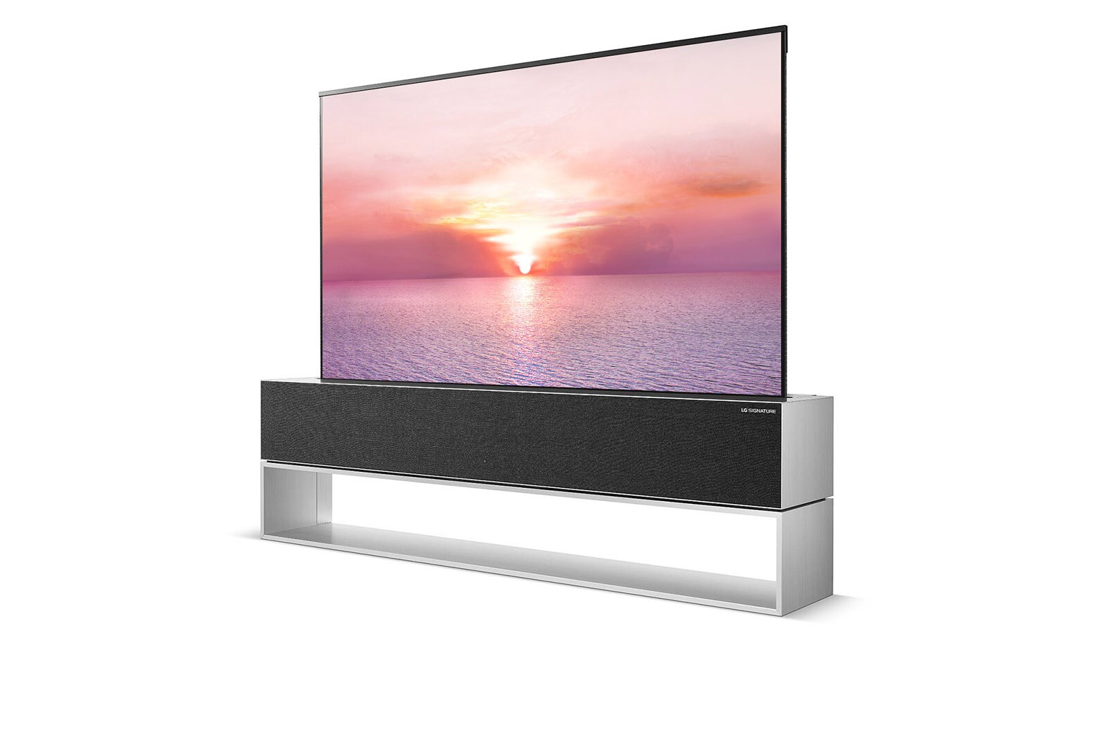 LG Telewizor LG 65” Zwijany OLED 4K ze sztuczną inteligencją, Cinema HDR, Smart TV, 120Hz, DVB-T2/HEVC, OLED65R19LA, OLED65R19LA