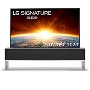 Telewizor LG 65” OLED 4K Cinema HDR AI TV ze sztuczną inteligencją OLED65RX OLED65RX9LA - widok z przodu