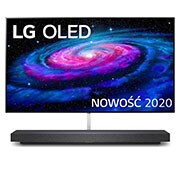 Telewizor LG 65” OLED 4K Cinema HDR AI TV ze sztuczną inteligencją OLED65WX OLED65WX9LA - widok z przodu
