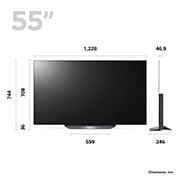 LG Telewizor LG 55” OLED 4K Smart TV ze sztuczną inteligencją, 120Hz, OLED55B3, OLED55B33LA