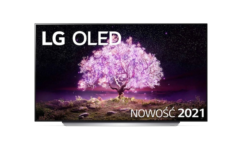 LG Telewizor LG 77” OLED 4K Cinema HDR AI TV ze sztuczną inteligencją, DVB-T2/HEVC, OLED77C1, OLED77C12LA