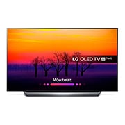 Telewizor LG 77” OLED 4K HDR Smart TV AI TV ze sztuczną inteligencją OLED77C8 OLED77C8PLA - widok z przodu