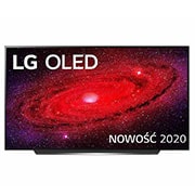 Telewizor LG 77” OLED 4K Cinema HDR AI TV ze sztuczną inteligencją OLED77CX OLED77CX3LA - widok z przodu