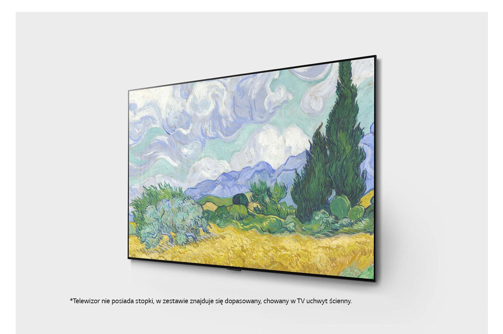 LG Telewizor LG 77” OLED Gallery 4K Cinema HDR AI TV ze sztuczną inteligencją, DVB-T2/HEVC, OLED77G1, OLED77G13LA