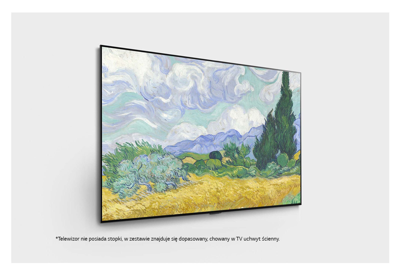 LG Telewizor LG 77” OLED Gallery 4K Cinema HDR AI TV ze sztuczną inteligencją, DVB-T2/HEVC, OLED77G1, OLED77G13LA