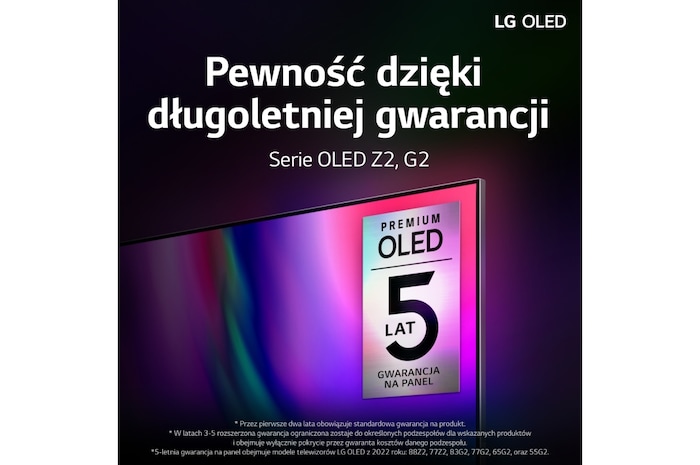 LG Telewizor LG 77” OLED evo Gallery 4K ze sztuczną inteligencją, Cinema HDR, Smart TV, 120Hz, DVB-T2/HEVC, OLED77G2, OLED77G23LA