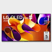 Telewizor LG OLED evo G4 AI 4K Smart TV 2024 77-calowy OLED77G45LW z procesorem alpha 11 AI
