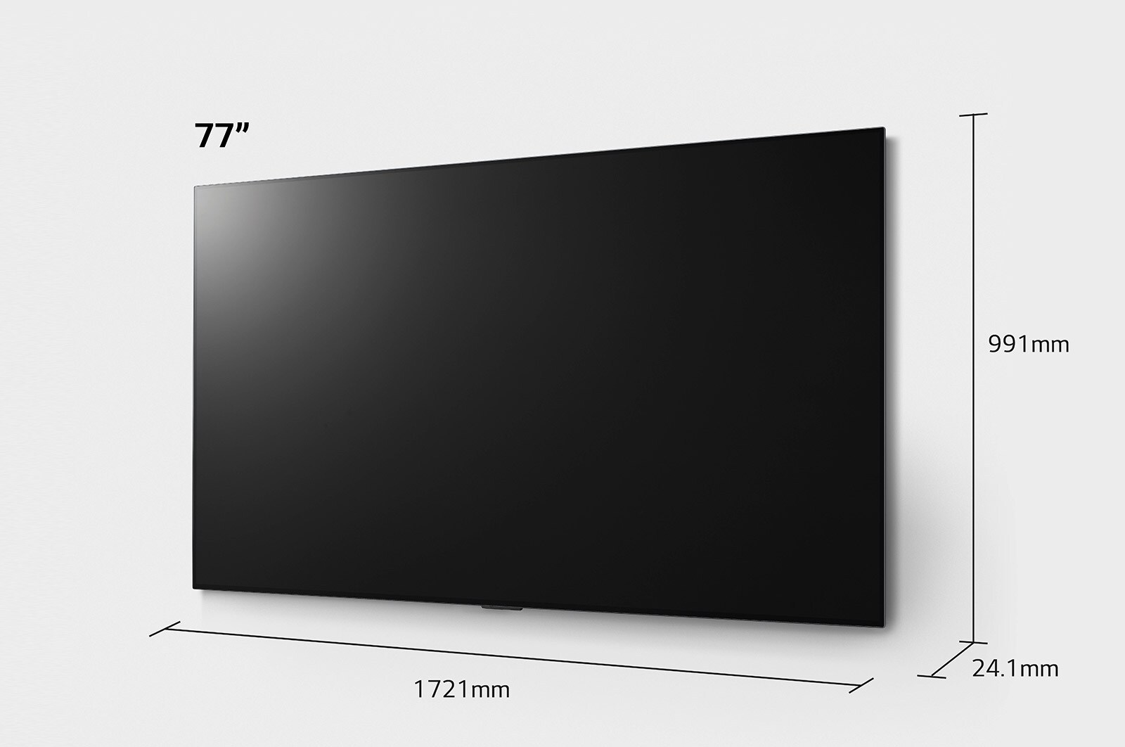 LG Telewizor LG 77” OLED Gallery 4K Cinema HDR AI TV ze sztuczną inteligencją, DVB-T2, OLED77GX , OLED77GX3LA