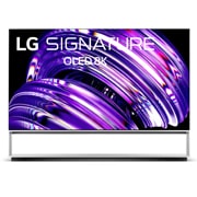 Telewizor LG 88” OLED evo 8K ze sztuczną inteligencją, Cinema HDR, Smart TV, 120Hz, DVB-T2/HEVC, OLED88Z2 OLED88Z29LA - widok z przodu