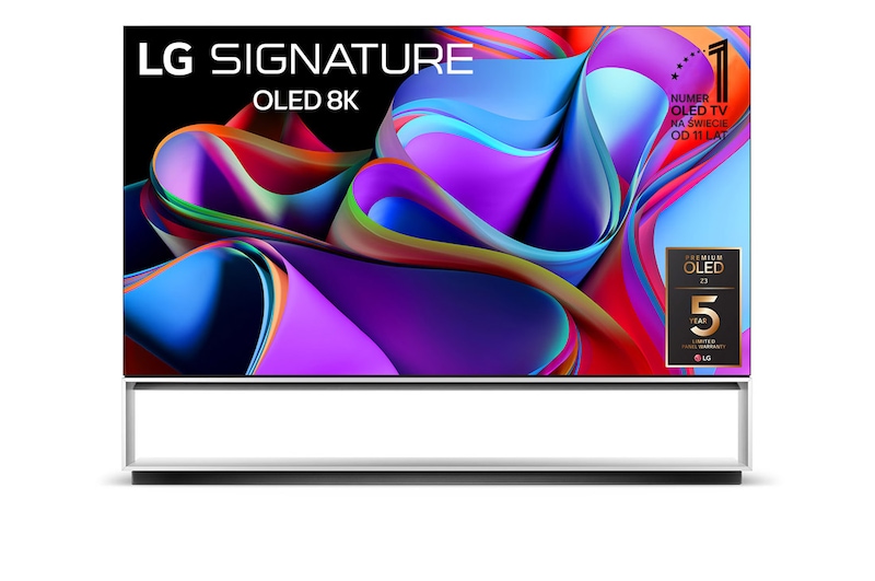 LG Telewizor LG 88” OLED evo 8K Smart TV ze sztuczną inteligencją, 120Hz, OLED88Z3, OLED88Z39LA