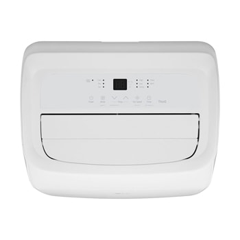 Panel sterowania i wyświetlacz LED na górze przenośnego klimatyzatora LG 2,64kW P9NC09TSED0.