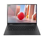 LG Ultrabook LG gram 2w1 14'', Windows 10 Home, SSD 512GB, 16GB, Intel Evo z procesorem Intel® Core™ i5 11 generacji, 14T90P-G, kolor czarny, 14T90P-G.AA55Y