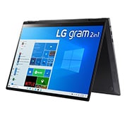 LG Ultrabook LG gram 2w1 14'', Windows 10 Home, SSD 512GB, 16GB, Intel Evo z procesorem Intel® Core™ i5 11 generacji, 14T90P-G, kolor czarny, 14T90P-G.AA55Y