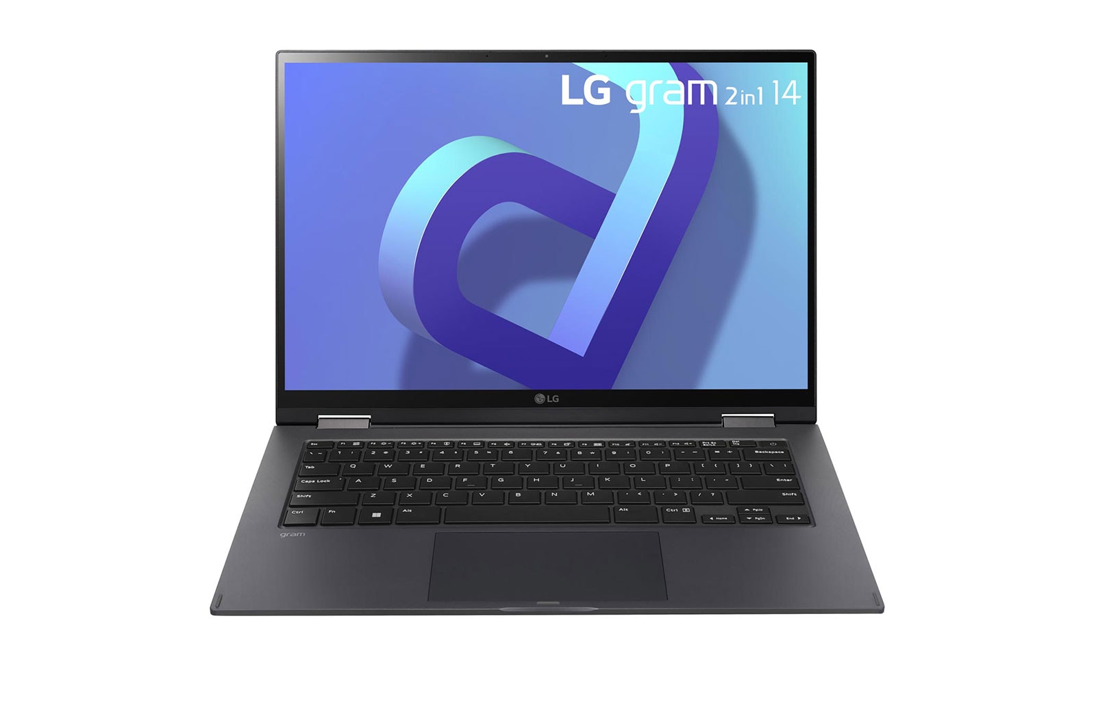 LG Laptop LG gram 14'' 2022 z dotykowym ekranem, Windows 11 Home, SSD 512GB M.2(NVME), 16GB, Intel Evo z procesorem Intel® Core™ i5 12. generacji, 14T90Q-G, kolor czarny, 14T90Q-G