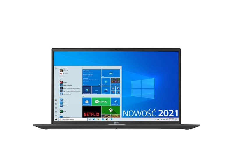 LG Ultrabook LG gram 14'' 2021, Windows 10 Pro, SSD 256GB, 8GB, Intel Evo z procesorem Intel® Core™ i5 11 generacji, 14Z90P-G, kolor czarny, 14Z90P-G.AP52Y