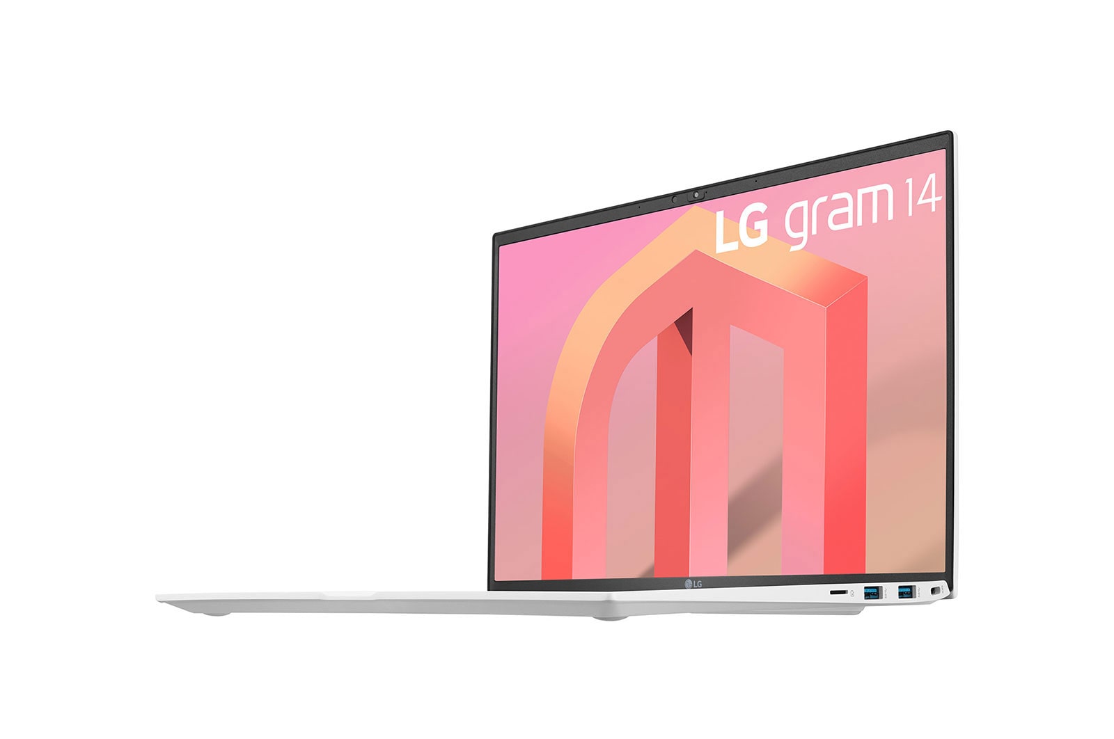 LG Laptop LG gram 14'' 2022 z matową matrycą, Windows 11 Home, SSD 512GB M.2(NVME), 16GB, Intel Evo z procesorem Intel® Core™ i5 12. generacji, 14Z90Q-G, kolor biały, 14Z90Q-G.AA54Y