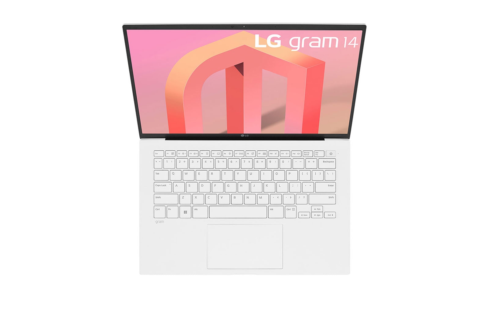 LG Laptop LG gram 14'' 2022 z matową matrycą, Windows 11 Home, SSD 512GB M.2(NVME), 16GB, Intel Evo z procesorem Intel® Core™ i5 12. generacji, 14Z90Q-G, kolor biały, 14Z90Q-G.AA54Y
