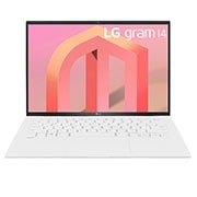 LG Laptop LG gram 14'' 2022 z matową matrycą, Windows 11 Home, SSD 512GB M.2(NVME), 16GB, Intel Evo z procesorem Intel® Core™ i5 12. generacji, 14Z90Q-G, kolor biały, 14Z90Q-G.AA54Y