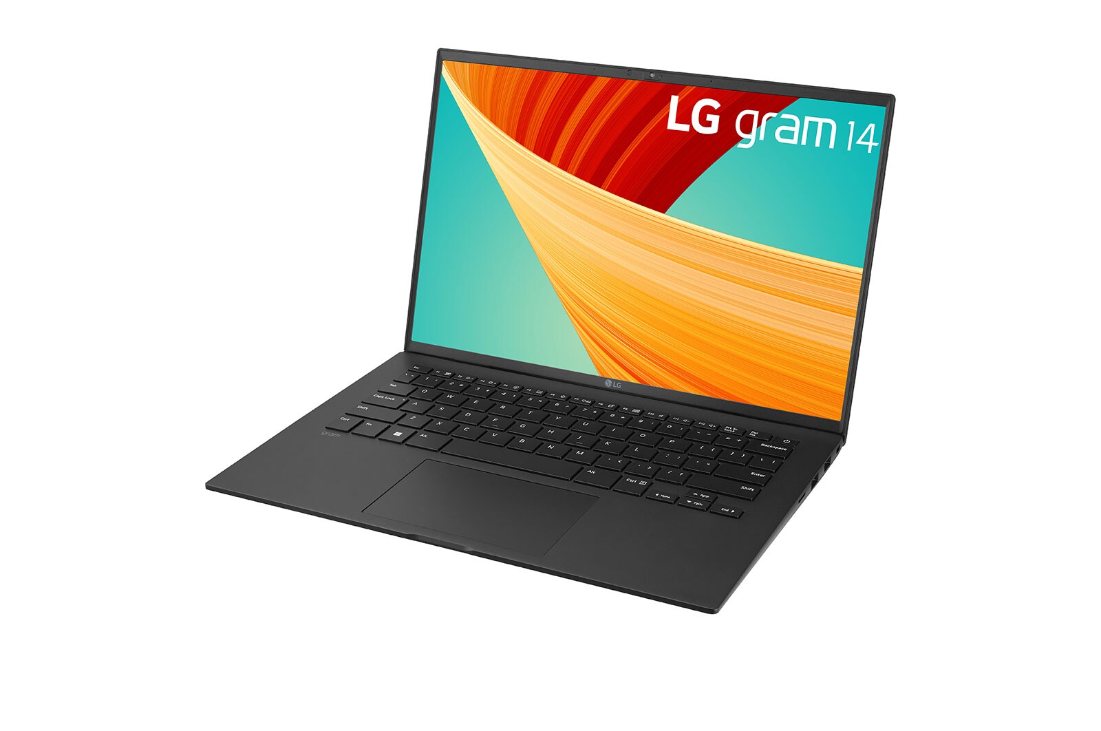 LG Laptop LG gram 14'' 2023 z matową matrycą, Windows 11 Home, SSD 1TB M.2 (NVME), 16GB, Intel Evo z procesorem Intel® Core™ i7 13. generacji, 14Z90R, kolor czarny, 14Z90R-G.AA78Y