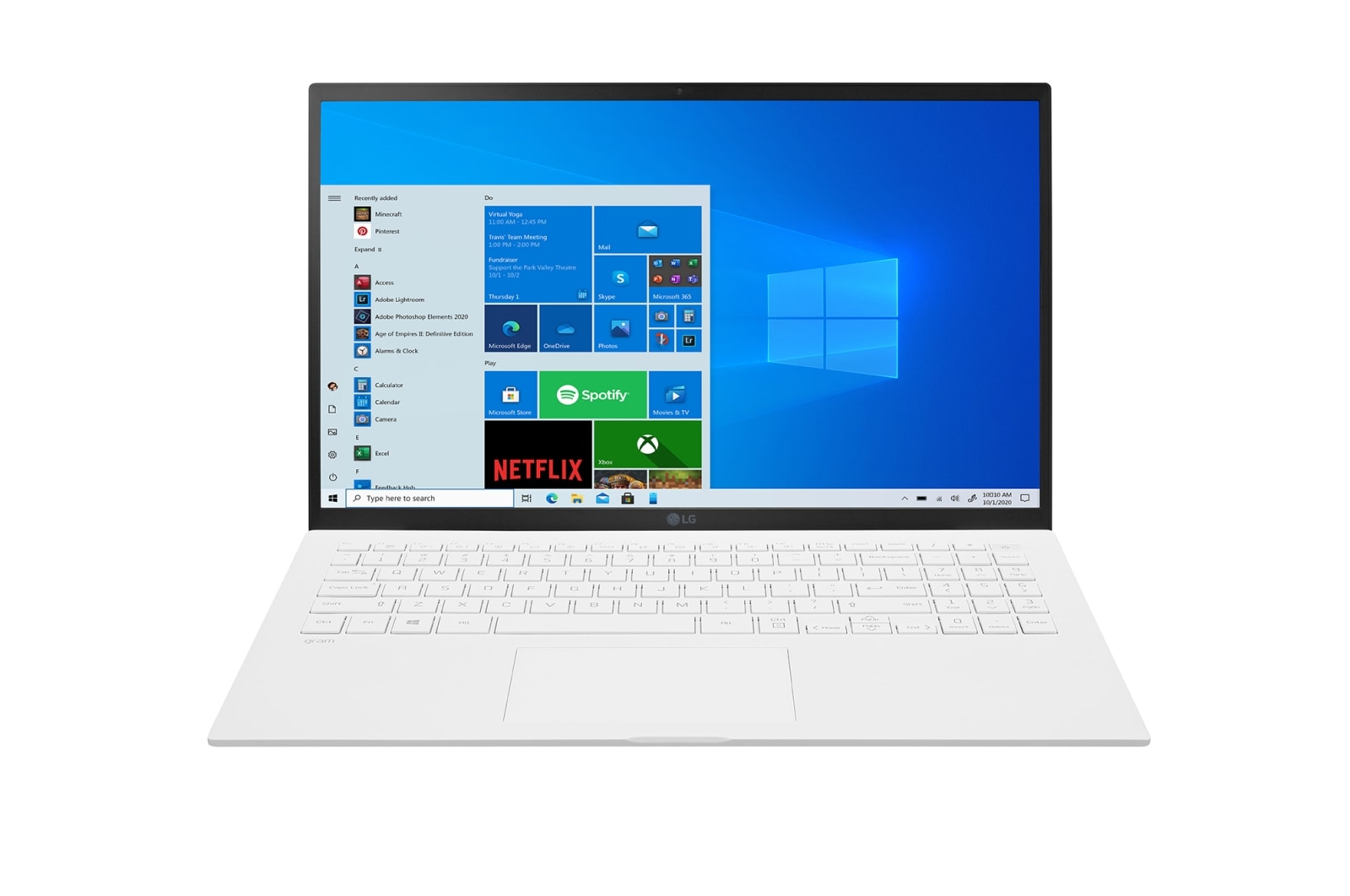 LG Ultrabook LG gram 15,6" 2021, Windows 10 Home, SSD 512GB, 16GB, Intel Evo z procesorem Intel® Core™ i5 11 generacji, 15Z90P-G, kolor biały, 15Z90P-G.AA54Y