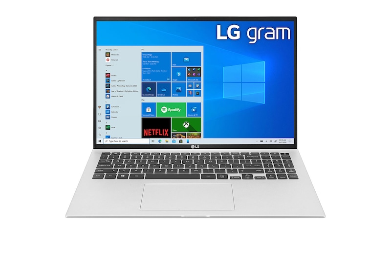 LG Ultrabook LG gram 16" 2021, Windows 10 Home, SSD 512GB, 16GB, Intel Evo z procesorem Intel® Core™ i5 11 generacji, 16Z90P-G, kolor srebrny, 16Z90P-G.AA56Y